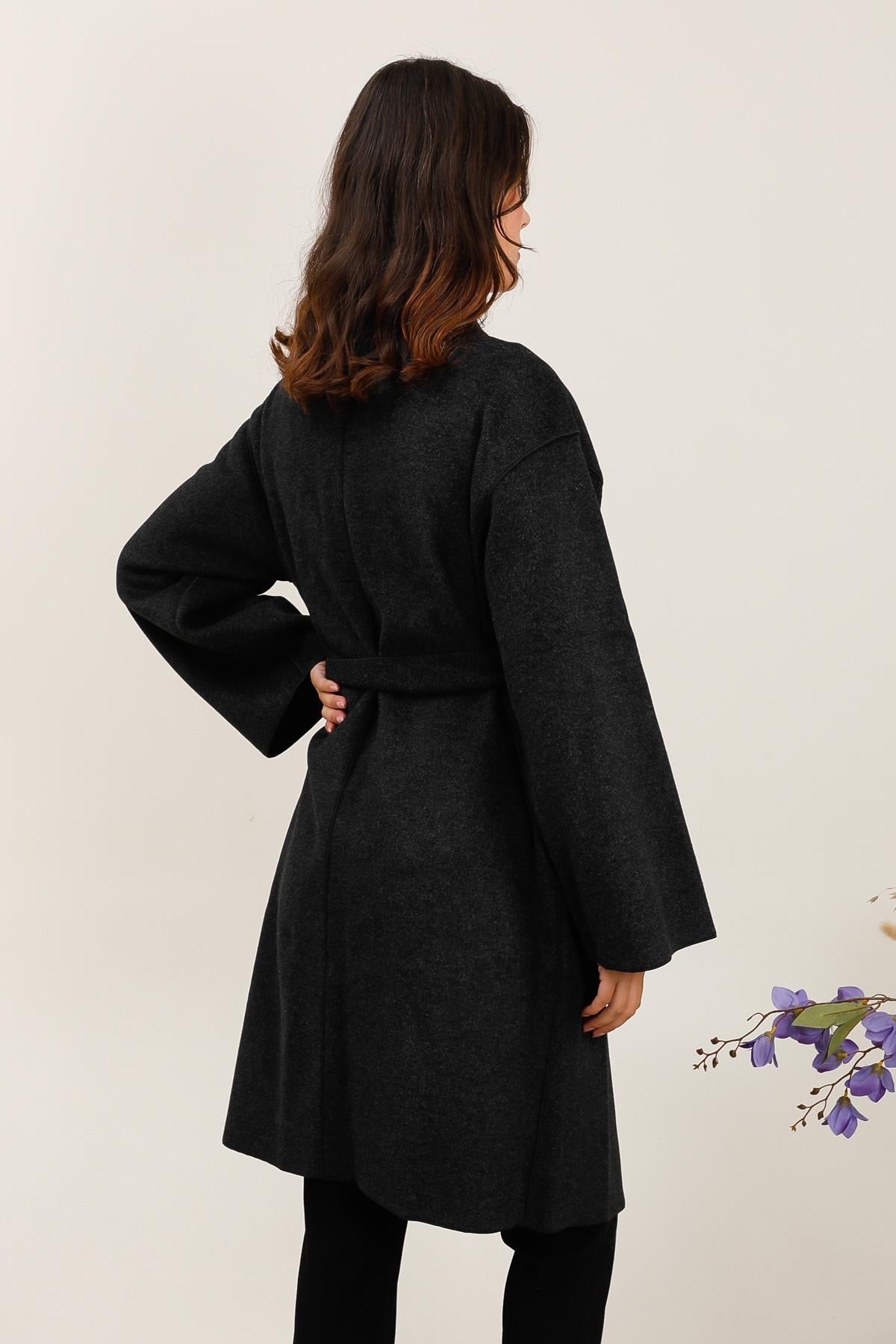 Kimono Mantel schwarz