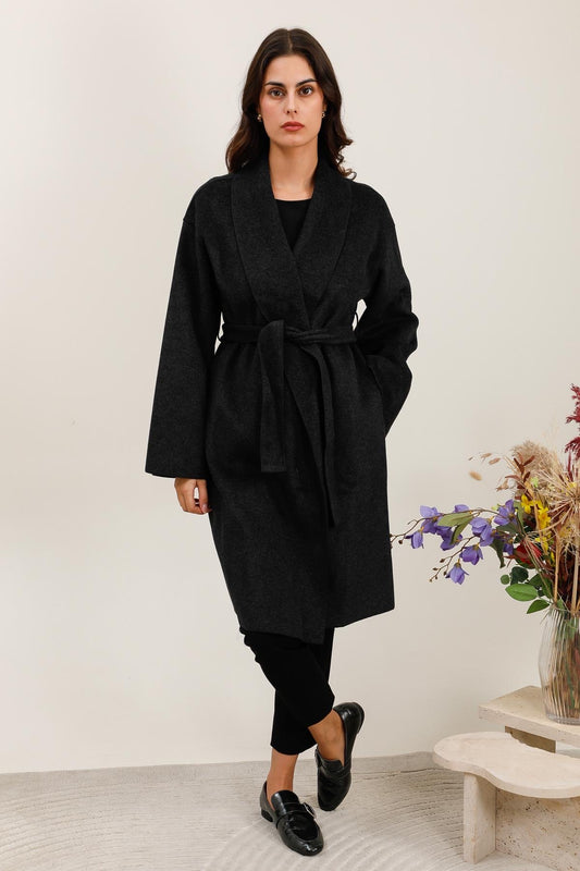 Kimono Mantel schwarz
