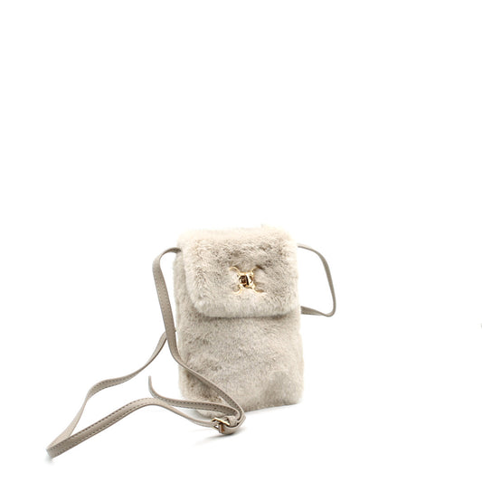 Handytasche Fell weiß