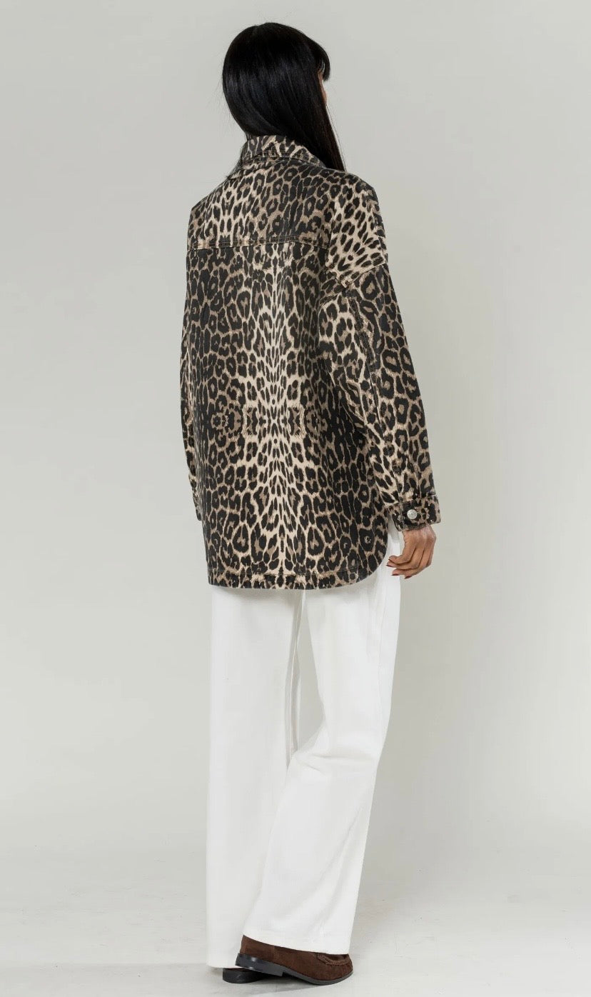 Jeansjacke Leo camel