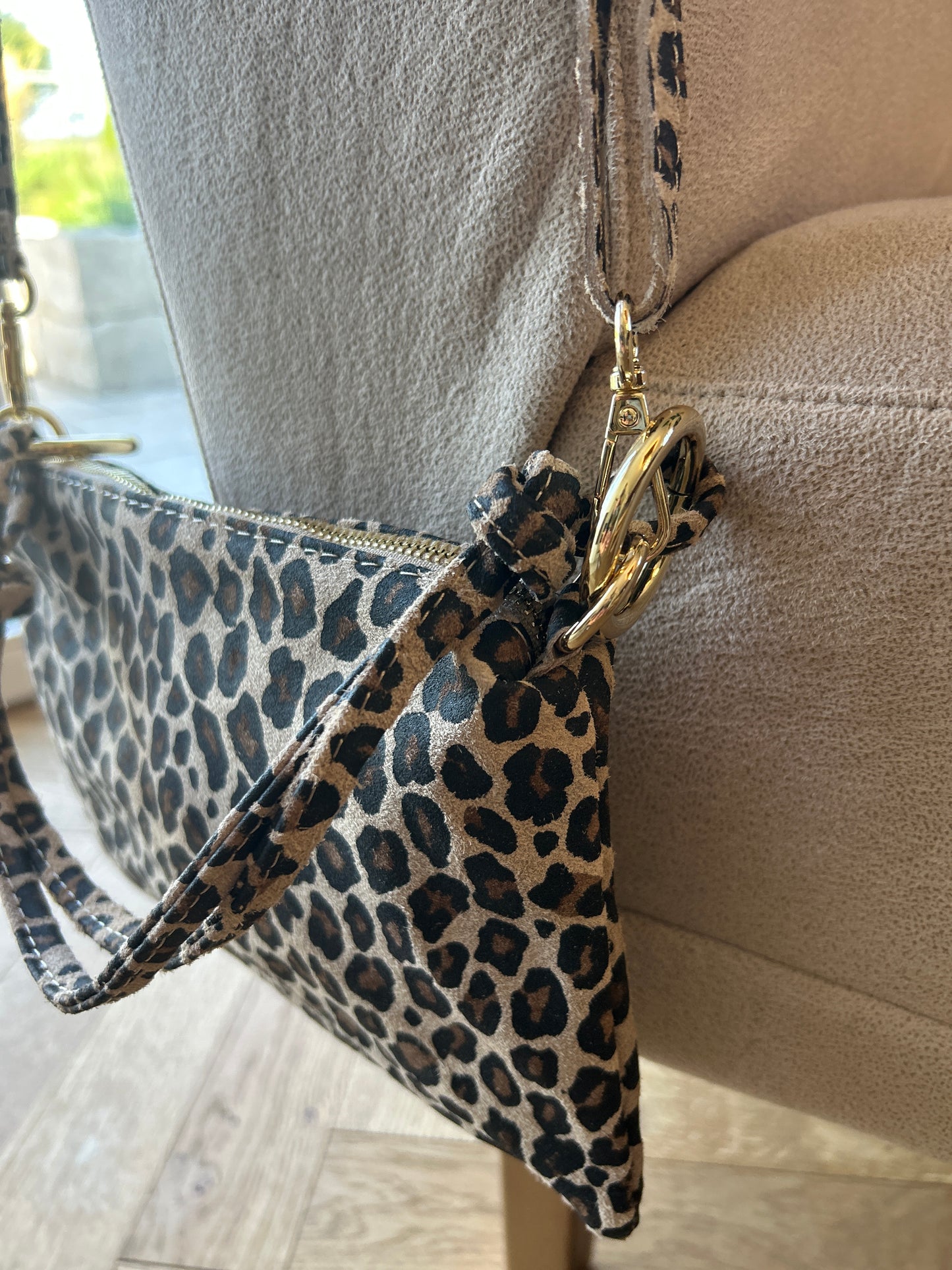 Handtasche Leo Beige klein
