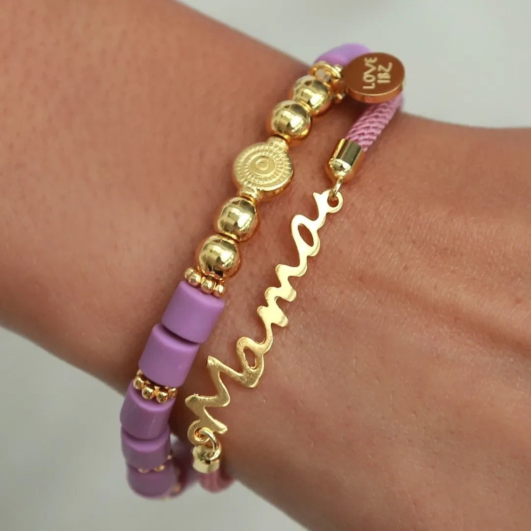 Armband Mama altrosa