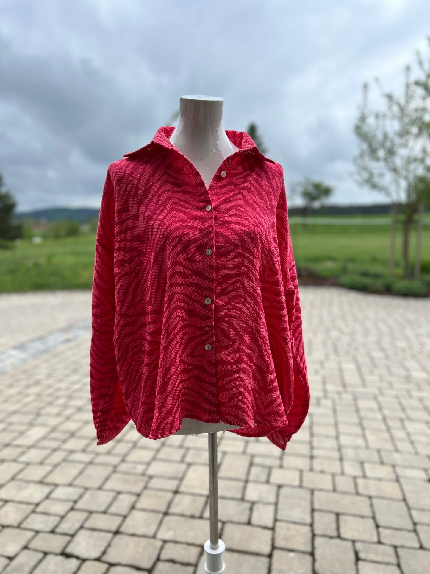 Bluse Zebra Pink