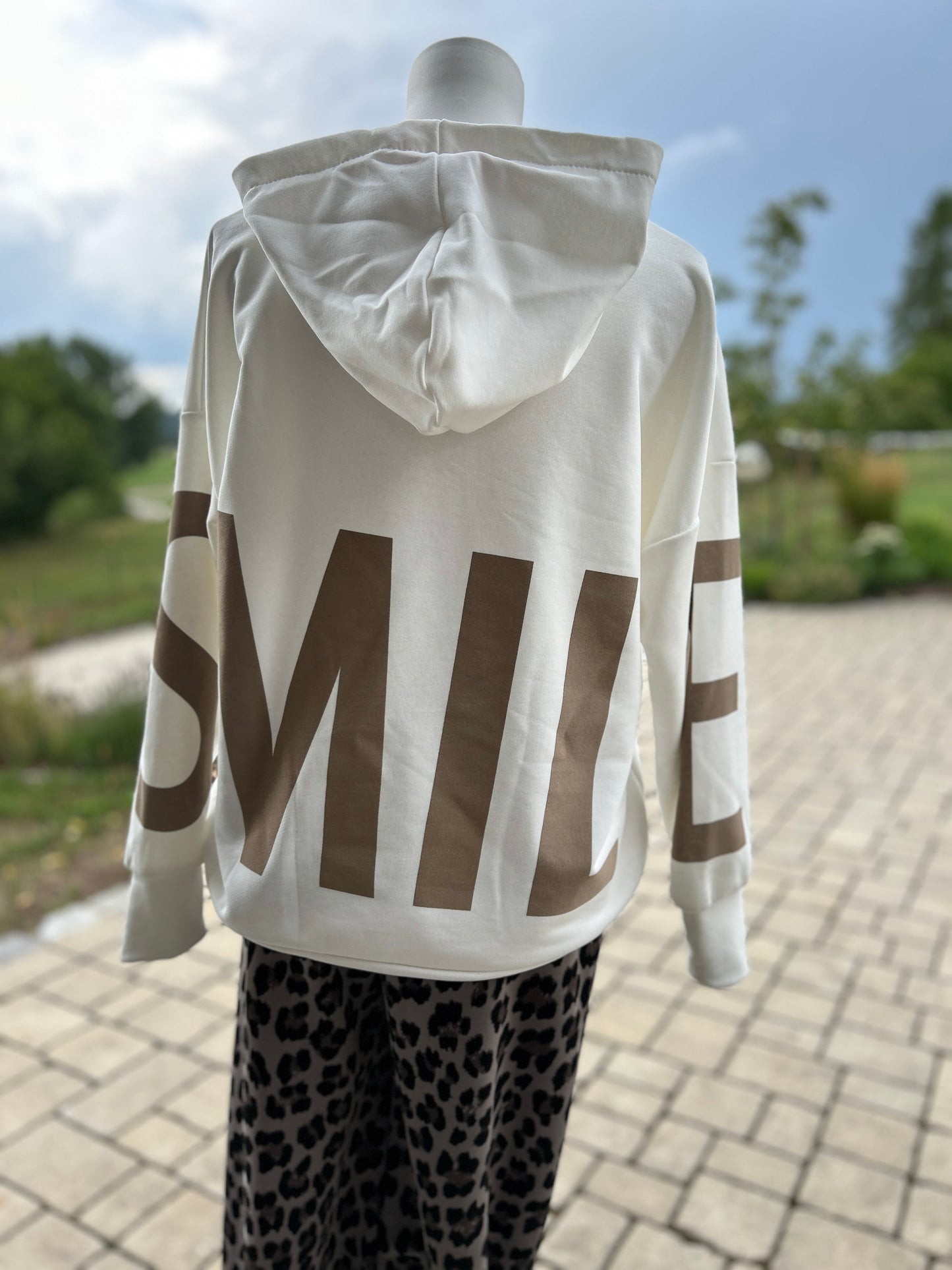 Kapuzenpullover mit Smiley-Print – Gute Laune zum Anziehen