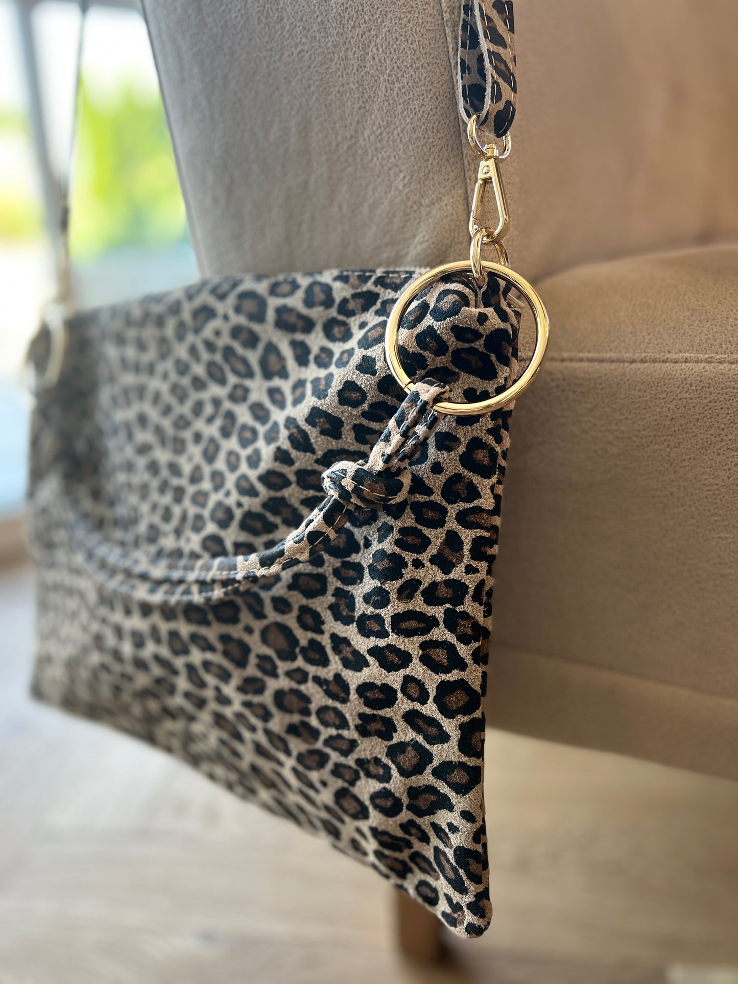 Handtasche Leo Beige