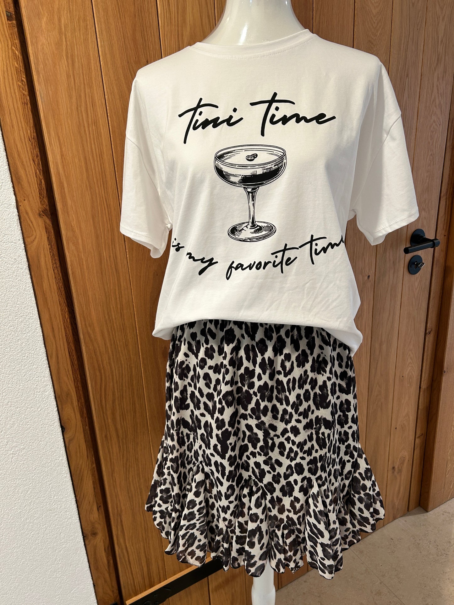 T-Shirt Tini Time weiß