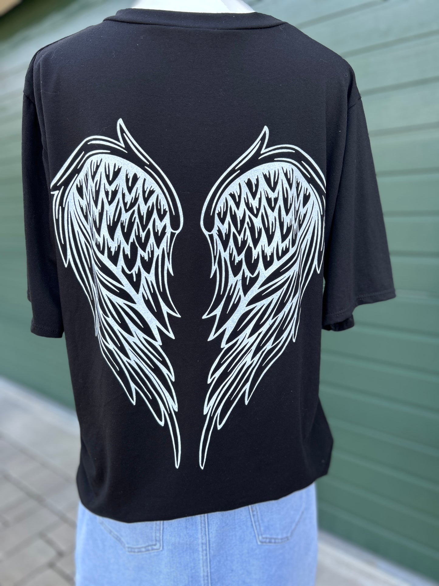 T-Shirt Angel Schwarz