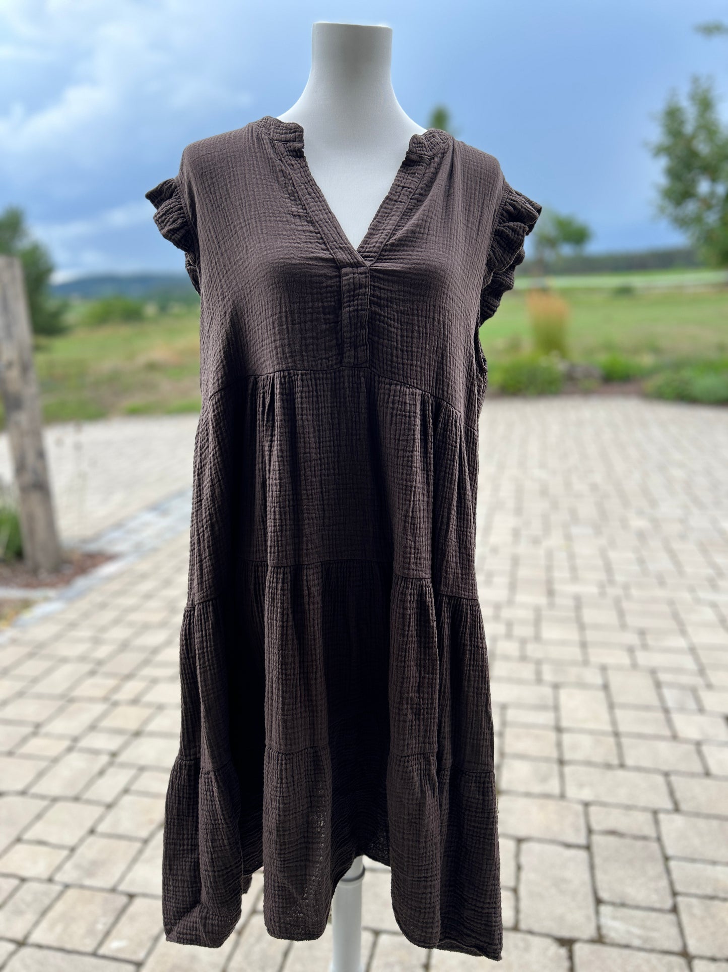 Kleid Musselin Chocolate