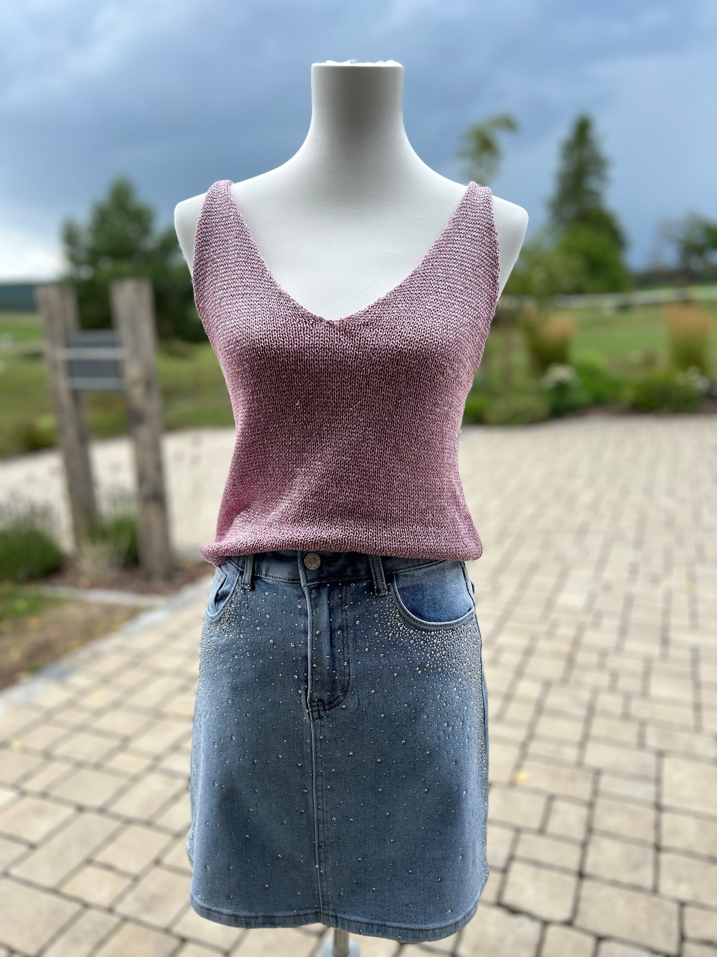 Top Glitzer Purple