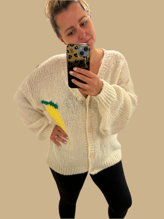 Cardigan Lemon Beige