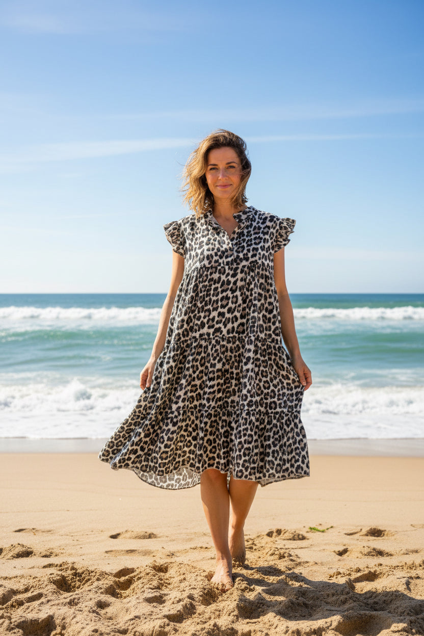 Kleid Musselin Leo