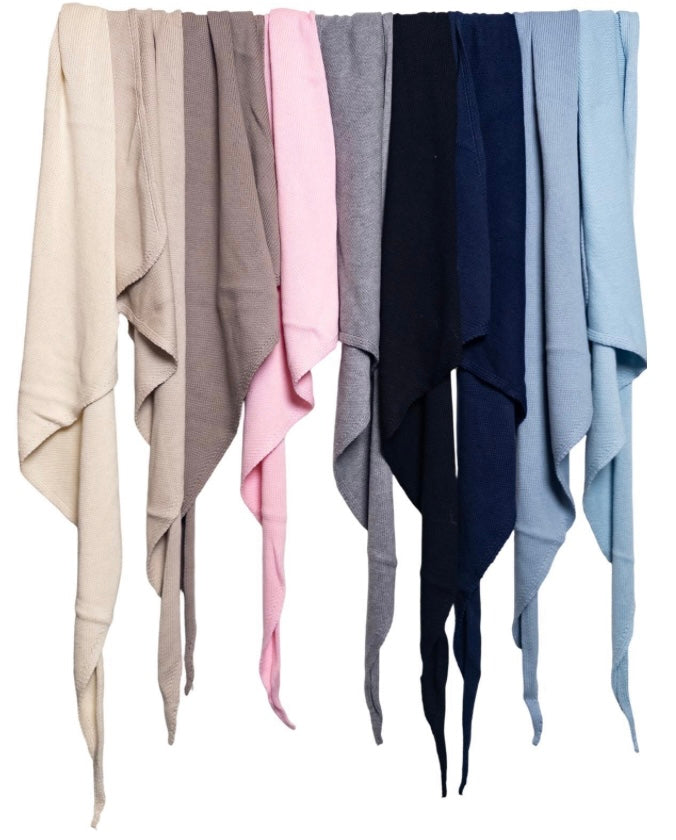 Dreieckschal hellblau