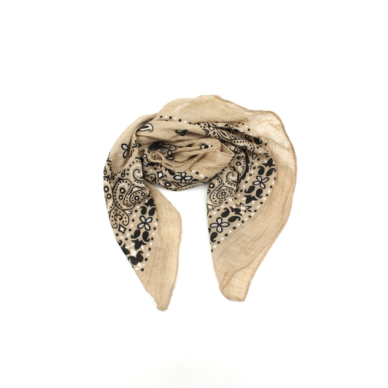 Tuch Paisely beige