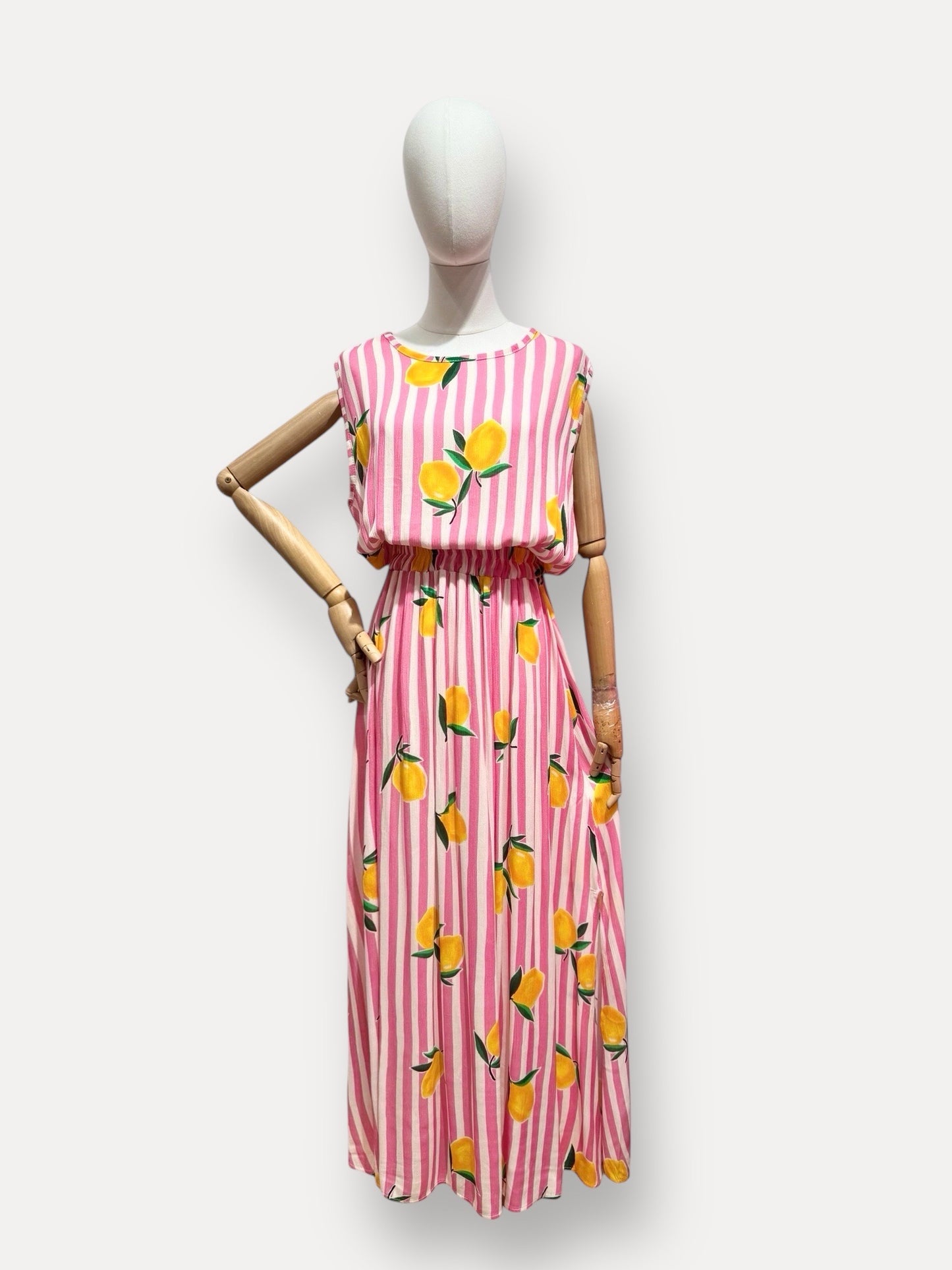Gestreiftes Zweiteiliges Set Lemon Pink