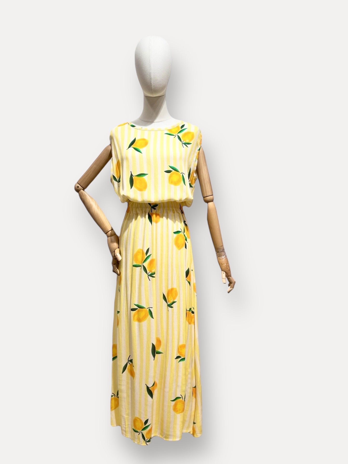 Gestreiftes Zweiteiliges Set Lemon Gelb