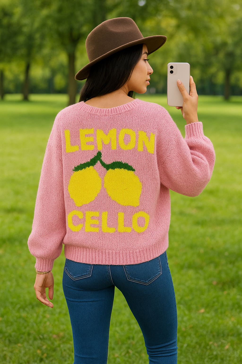 Cardigan Strick Lemoncello rosa