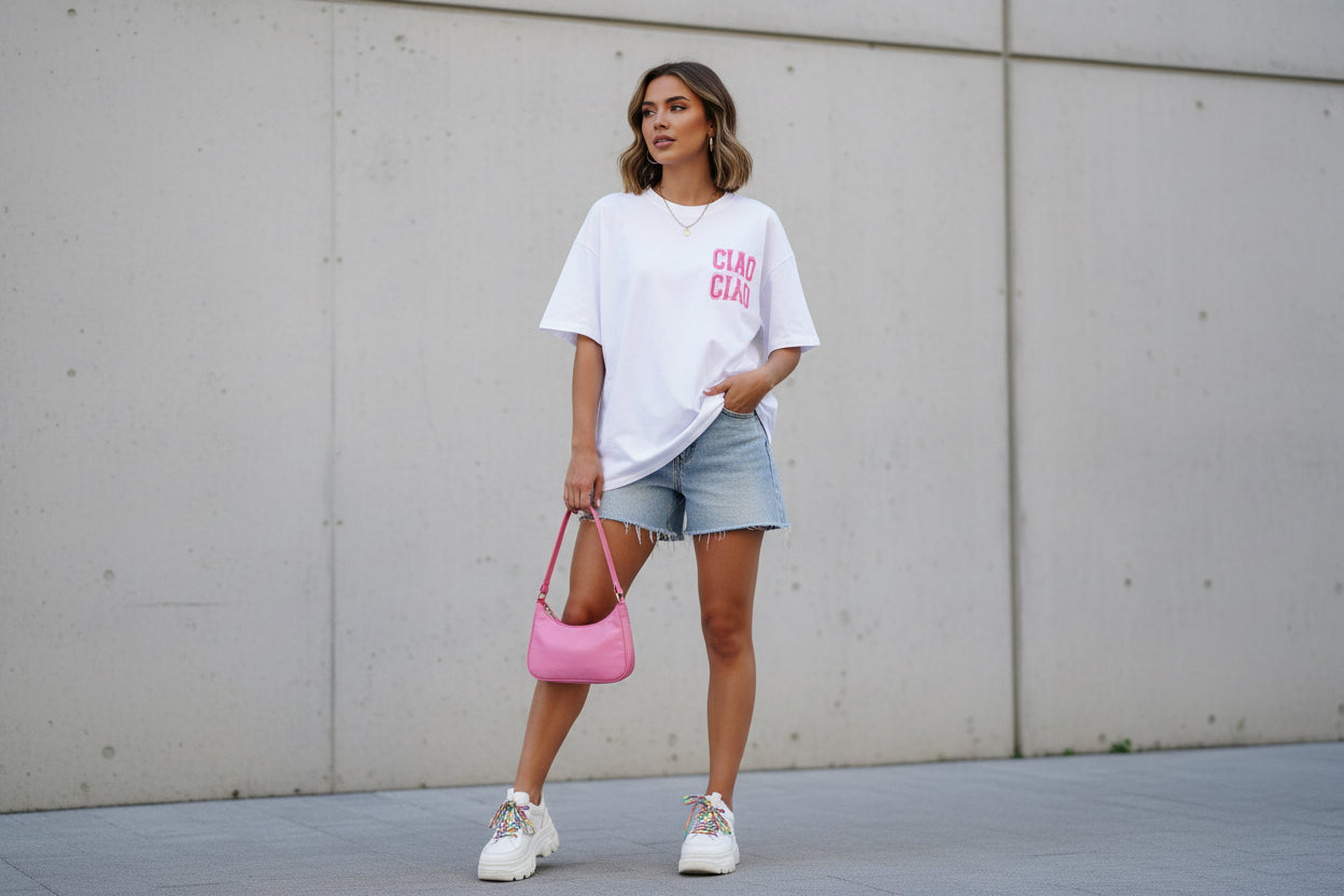 Shirt Ciao Ciao weiß