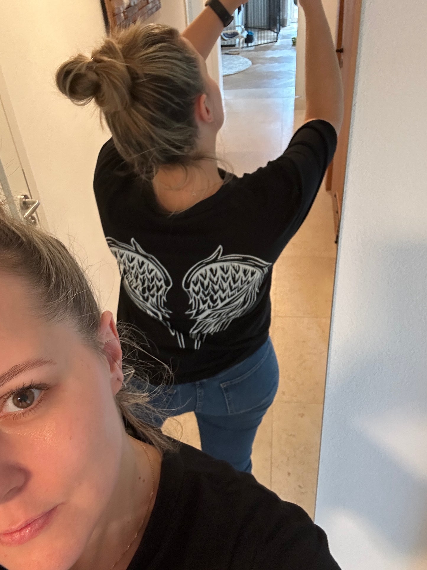 T-Shirt Angel Schwarz