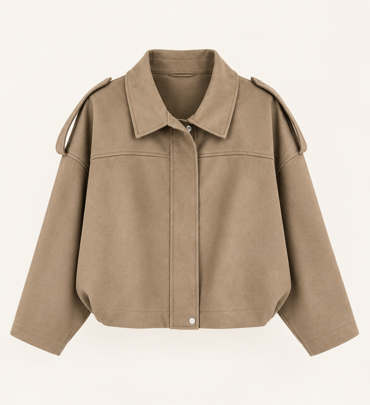 Blouson Jacke beige