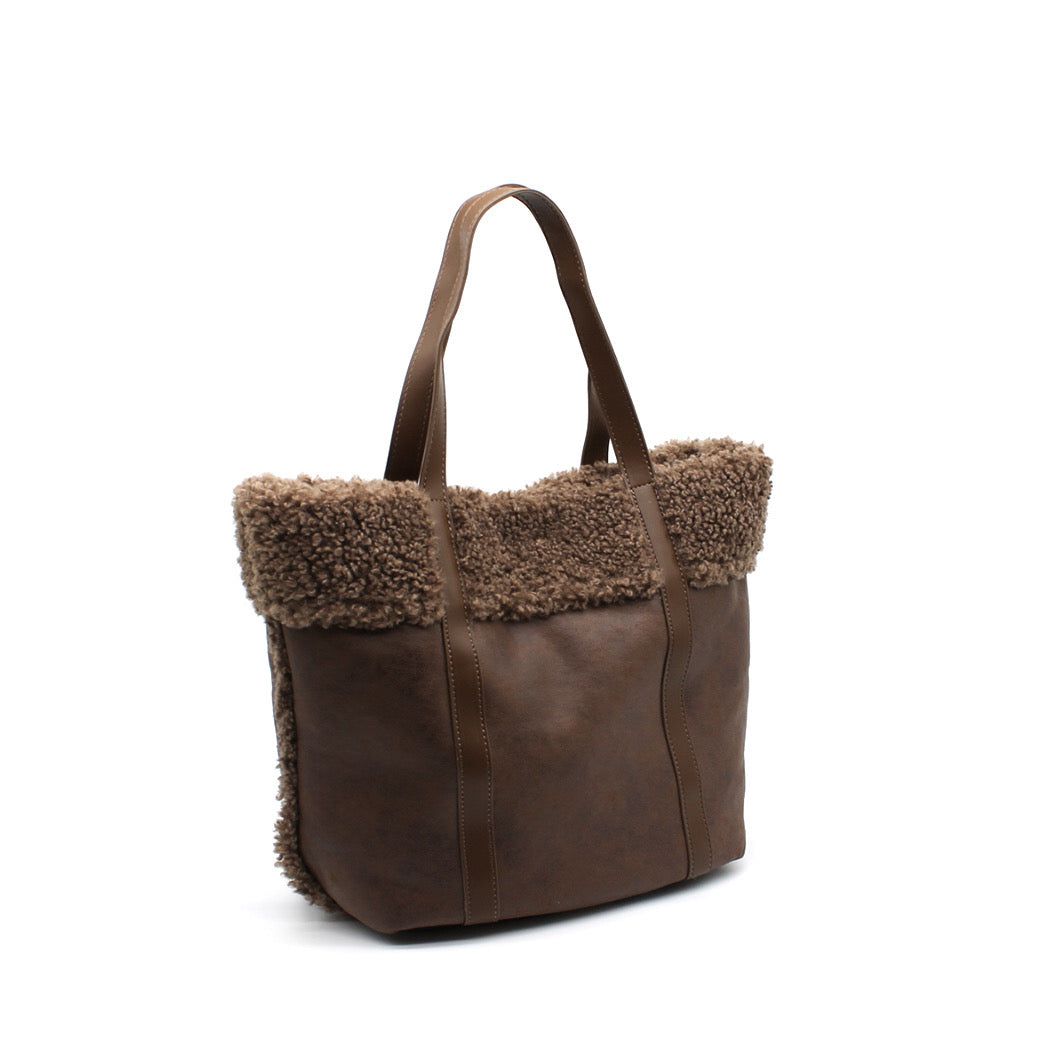 Handtasche Maroon Teddy Rand