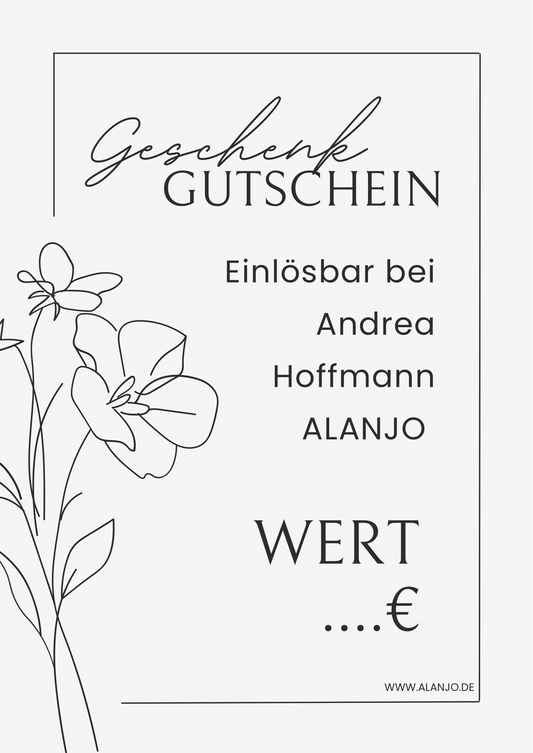 Gutschein in Höhe von ... €