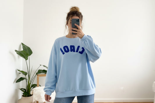 Pullover Ciao hellblau