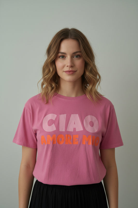 T-Shirt Ciao Amore pink