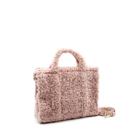 Henkeltasche Teddy Rosé