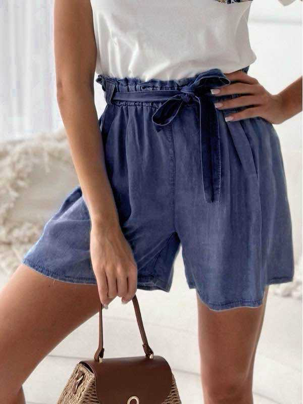 Shorts Jeans Blau