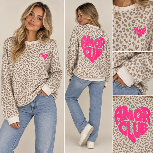 Pullover Amour Leo beige