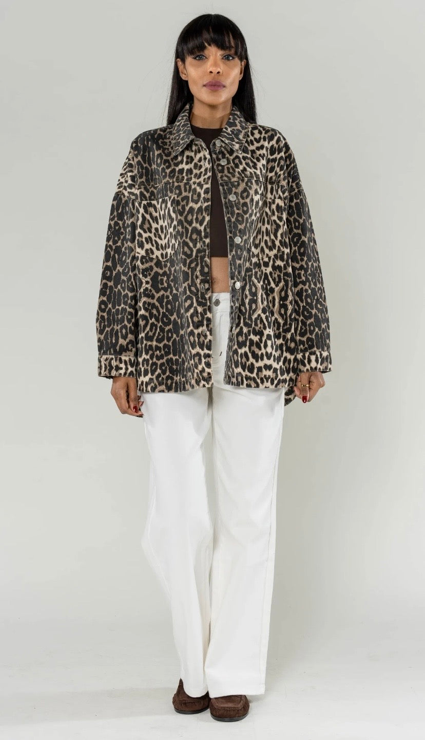 Jeansjacke Leo camel