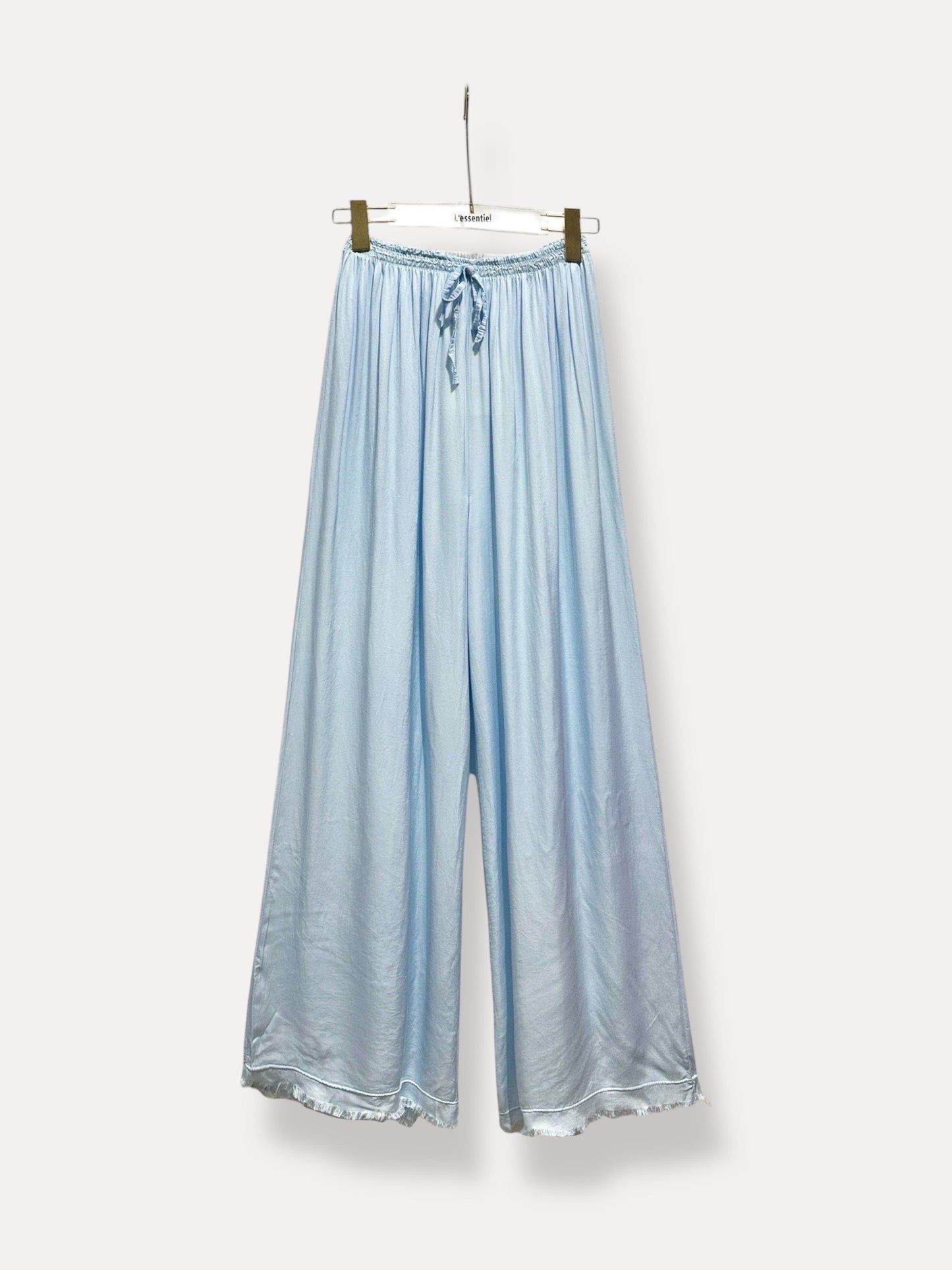 Hose Seide hellblau