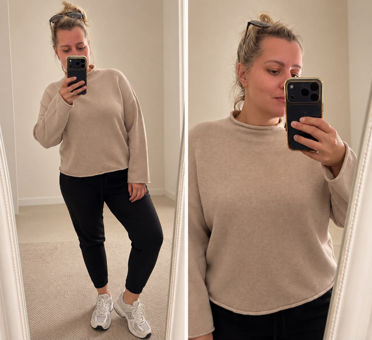 Pullover Turtle Neck beige