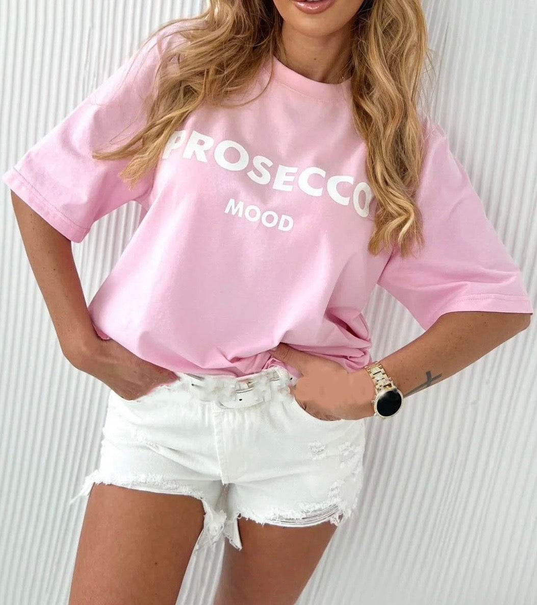 T-Shirt Prosecco rosé