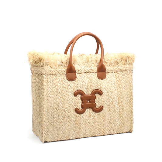 Tasche Beach Jute Beige