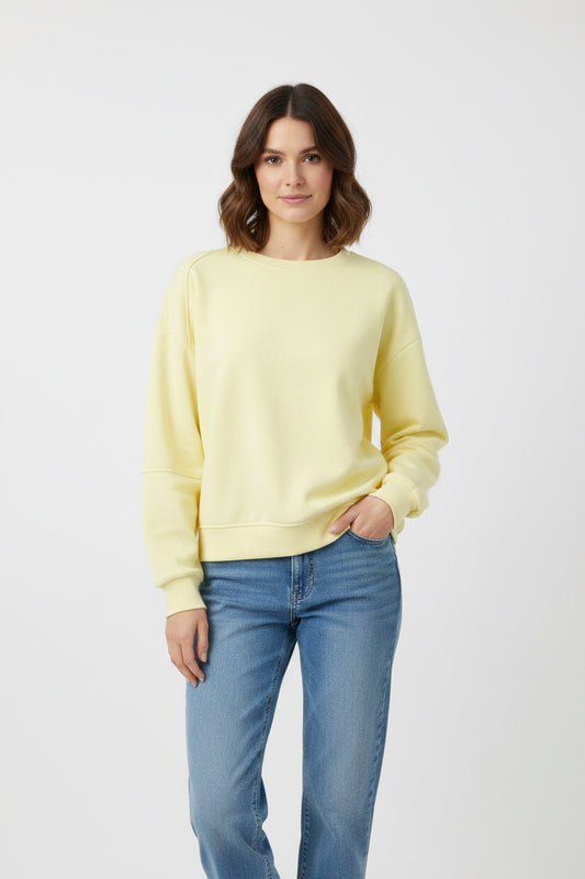 Sweatshirt Butterweich gelb