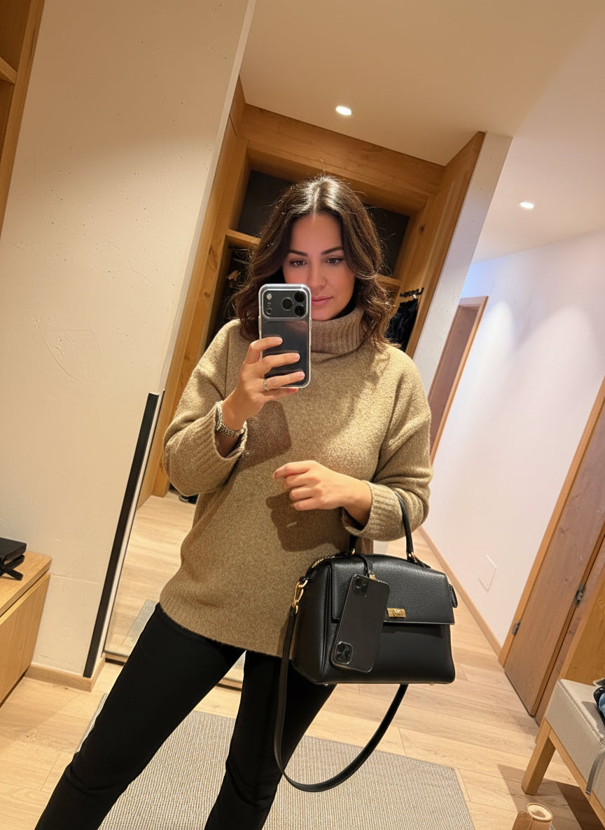 Rollkragen Pullover Soft