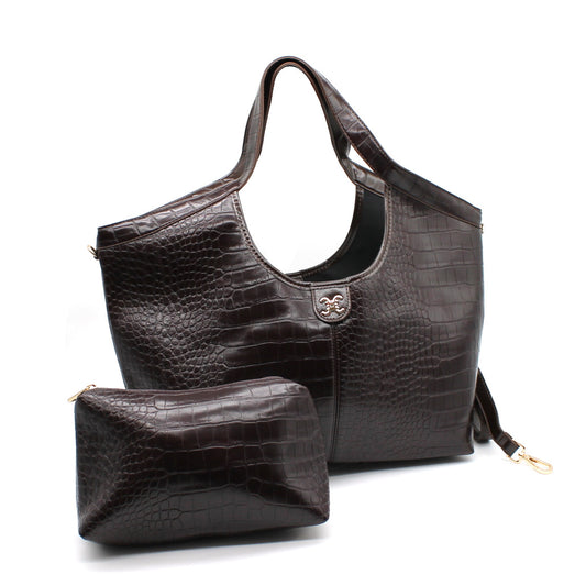 Luna Croco Shopper