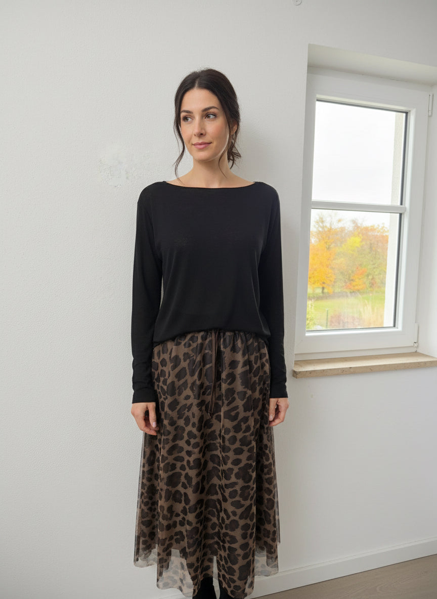 Kaschmir Oberteil Boatneck