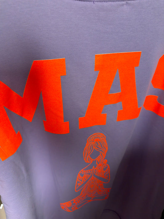 Pullover Namaste flieder orange