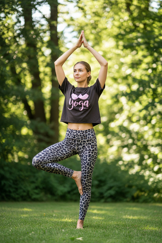Shirt Yoga Schoko