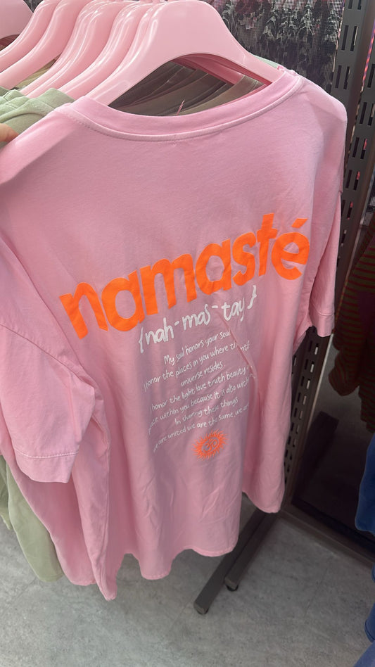 Shirt Namaste rosa