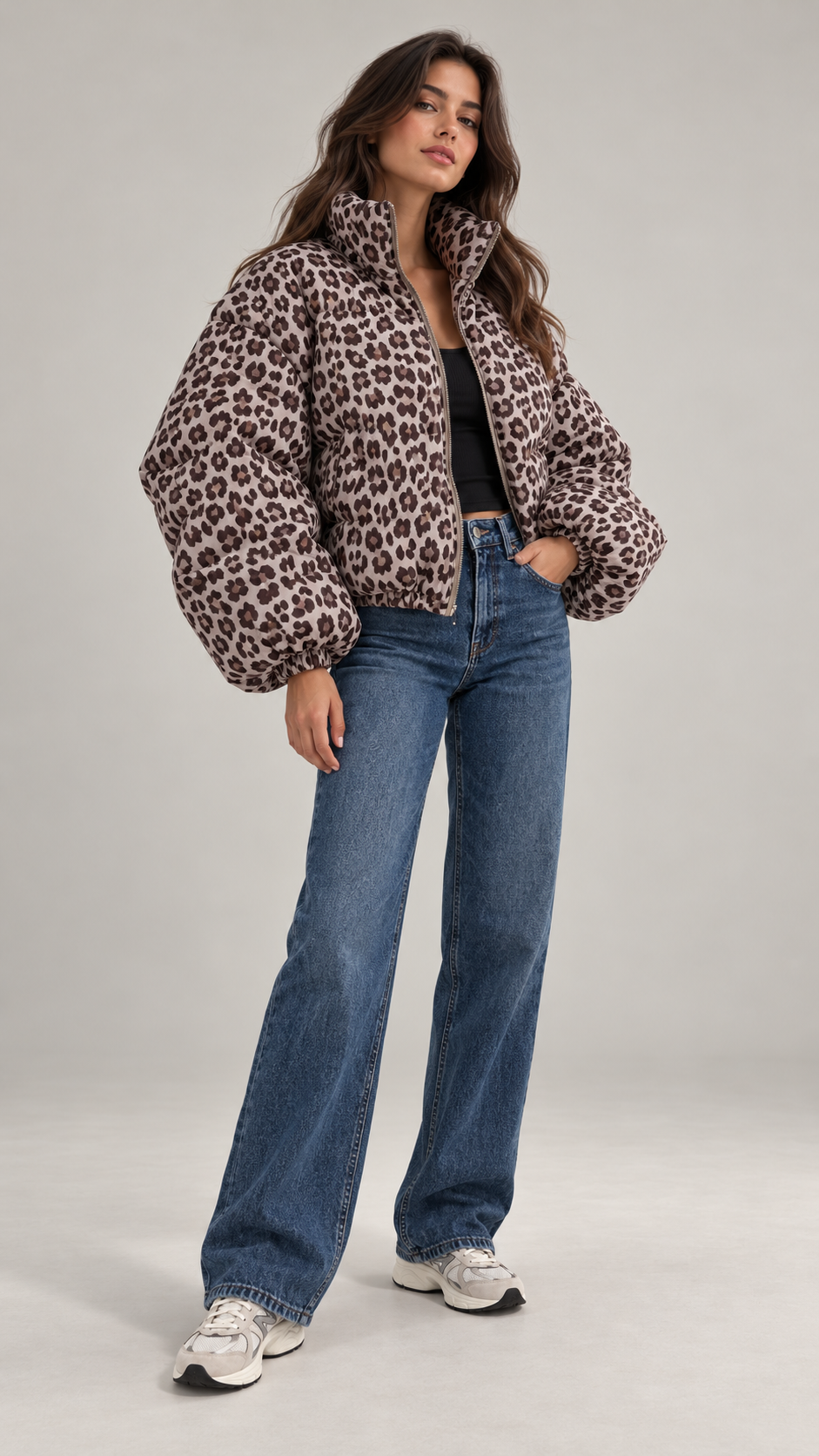 Jacke Leo Taupe
