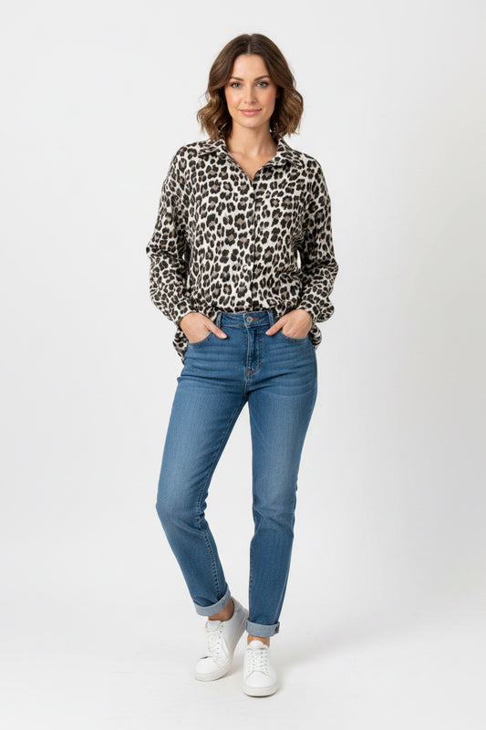 Bluse Musselin Leo