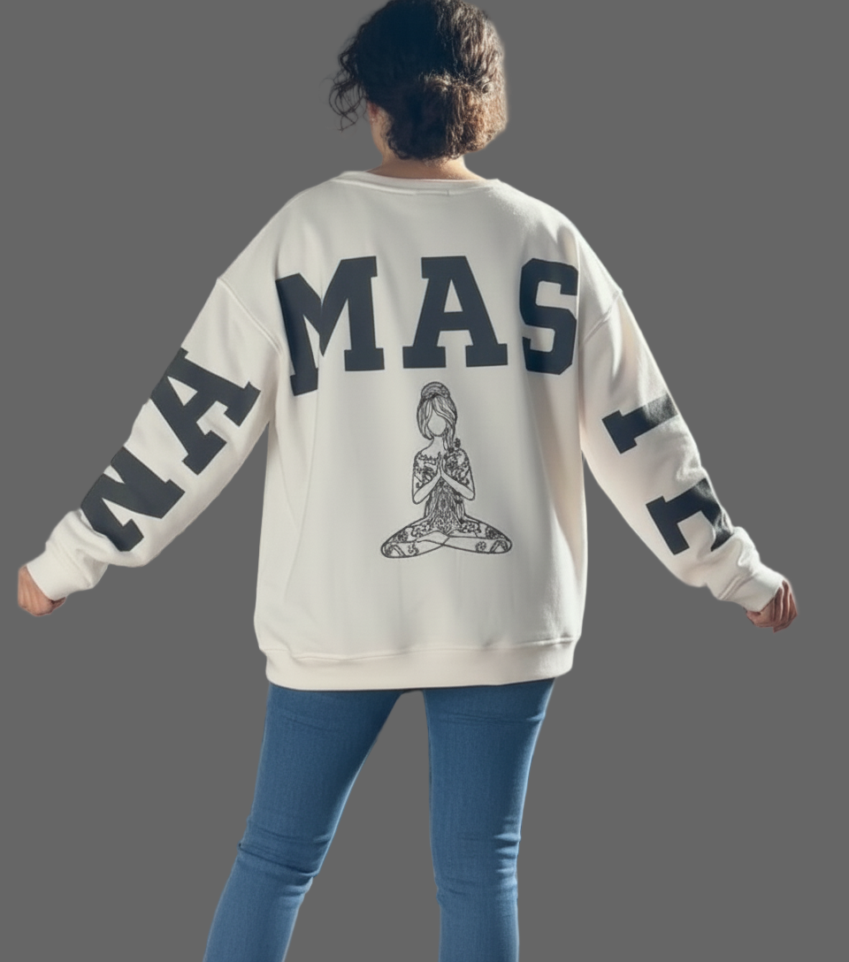 Pullover Namaste grau anthrazit