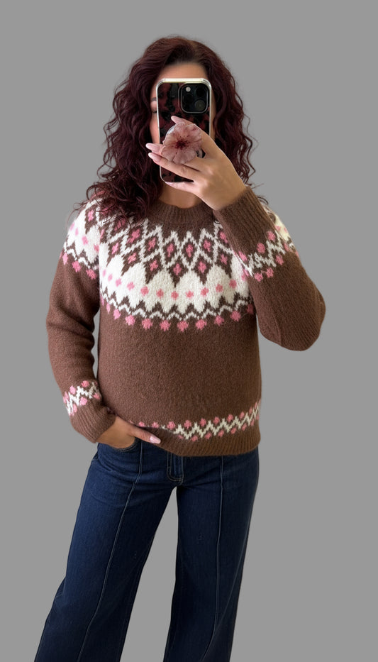 Pullover Norway Toffee