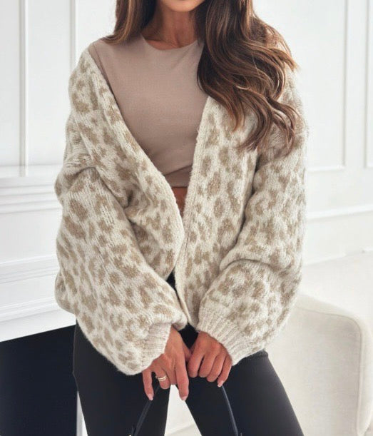 Cardigan Leo Beige