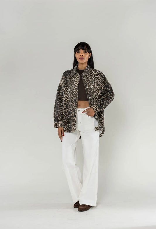 Jeansjacke Leo camel