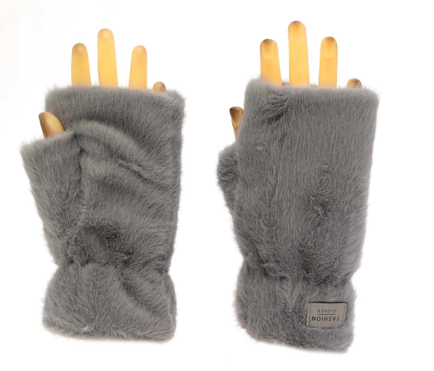 Handschuhe Felloptik