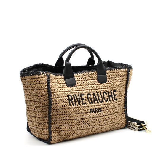 Henkeltasche Beach Noir Beige